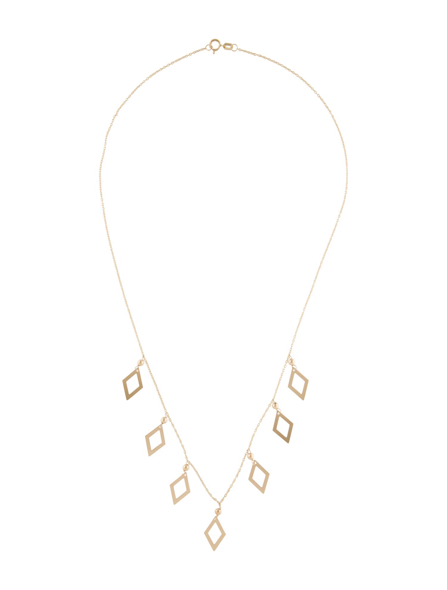 Necklace 14K Station Necklace