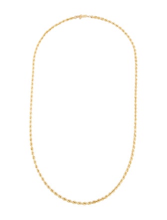 Necklace 14K Rope Chain Necklace