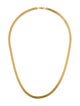 Necklace 14K Herringbone Link Necklace