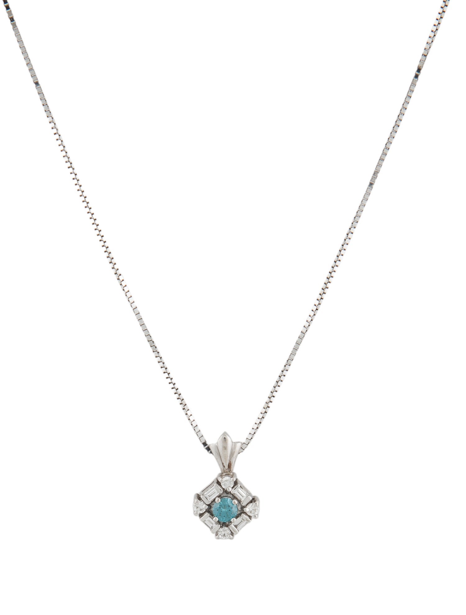 Necklace 14K Diamond Pendant