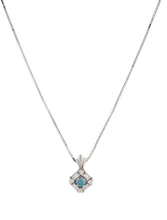 Necklace 14K Diamond Pendant Necklace