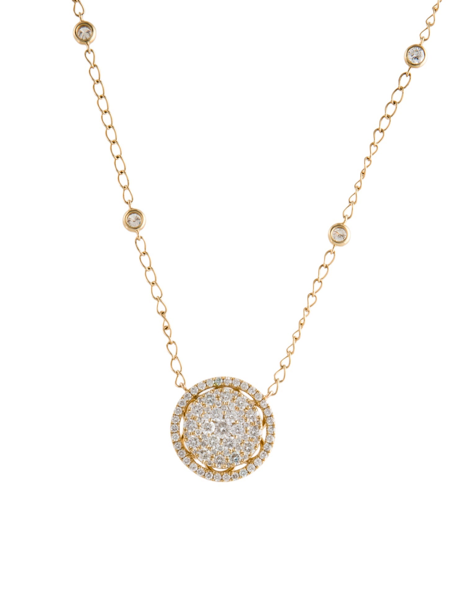 Necklace 14K 2.00ctw Diamond Pendant
