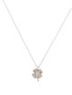 Necklace 14K Diamond Four Leaf Clover Pendant Necklace