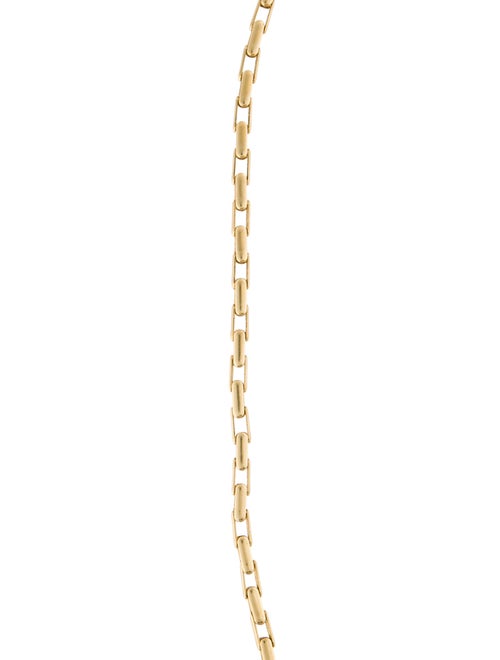 Necklace 18K Two-Tone Square Link Chain Necklace