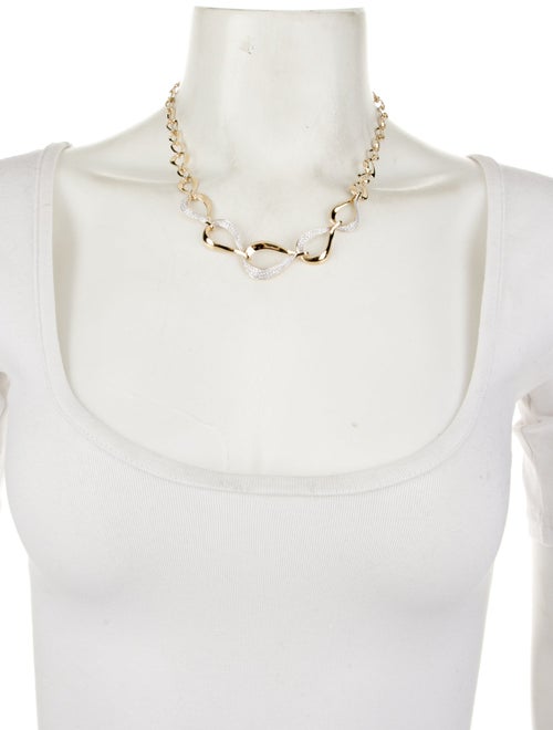 Necklace 14K 1.25ctw Diamond Chain Link Necklace