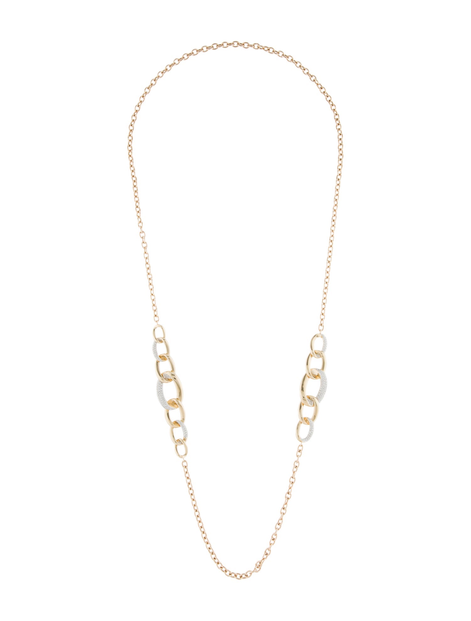 Necklace 14K 1.85ctw Diamond Station