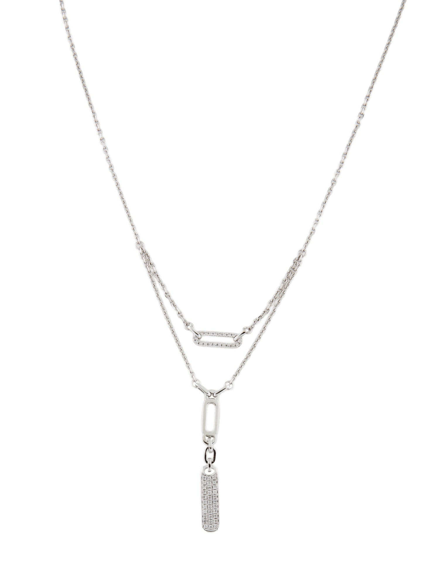 Necklace 14K Diamond Drop Pendant