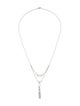 Necklace 14K Diamond Drop Pendant Necklace