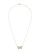 Necklace 14K Diamond Butterfly Pendant Necklace