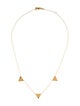 Necklace 18K Triple Triangle Chain Necklace