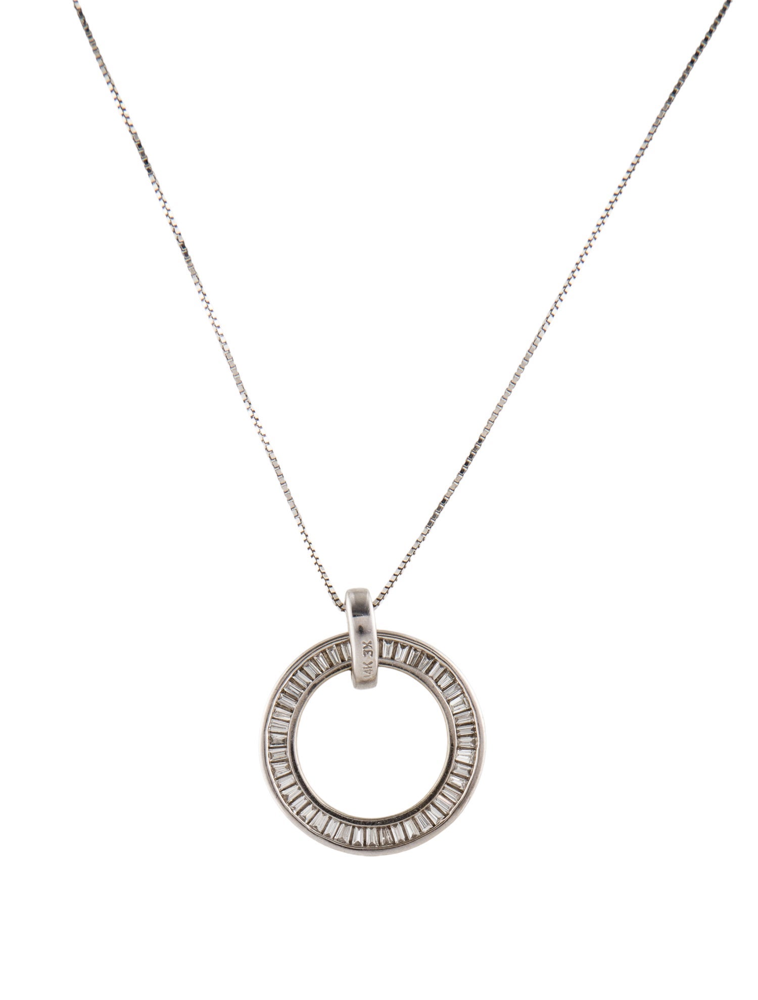 Necklace 14K Diamond Pendant Necklace