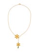 Necklace 18K Flower Lavalier Necklace