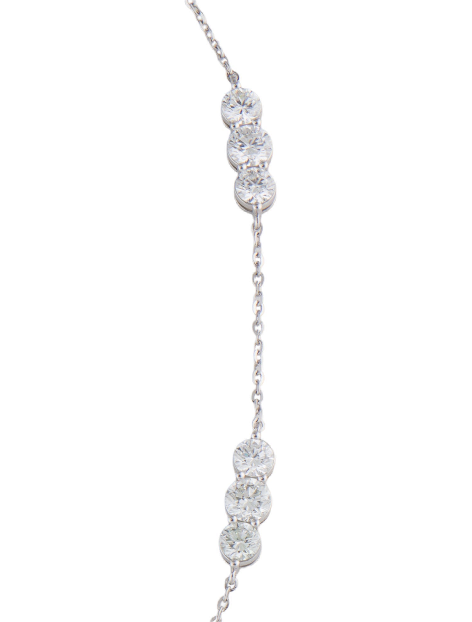 Necklace 14K 6.89ctw Lab-Grown Diamond Station