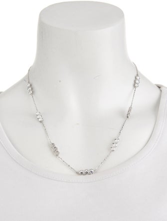 Necklace 14K 6.89ctw Lab-Grown Diamond Station Necklace
