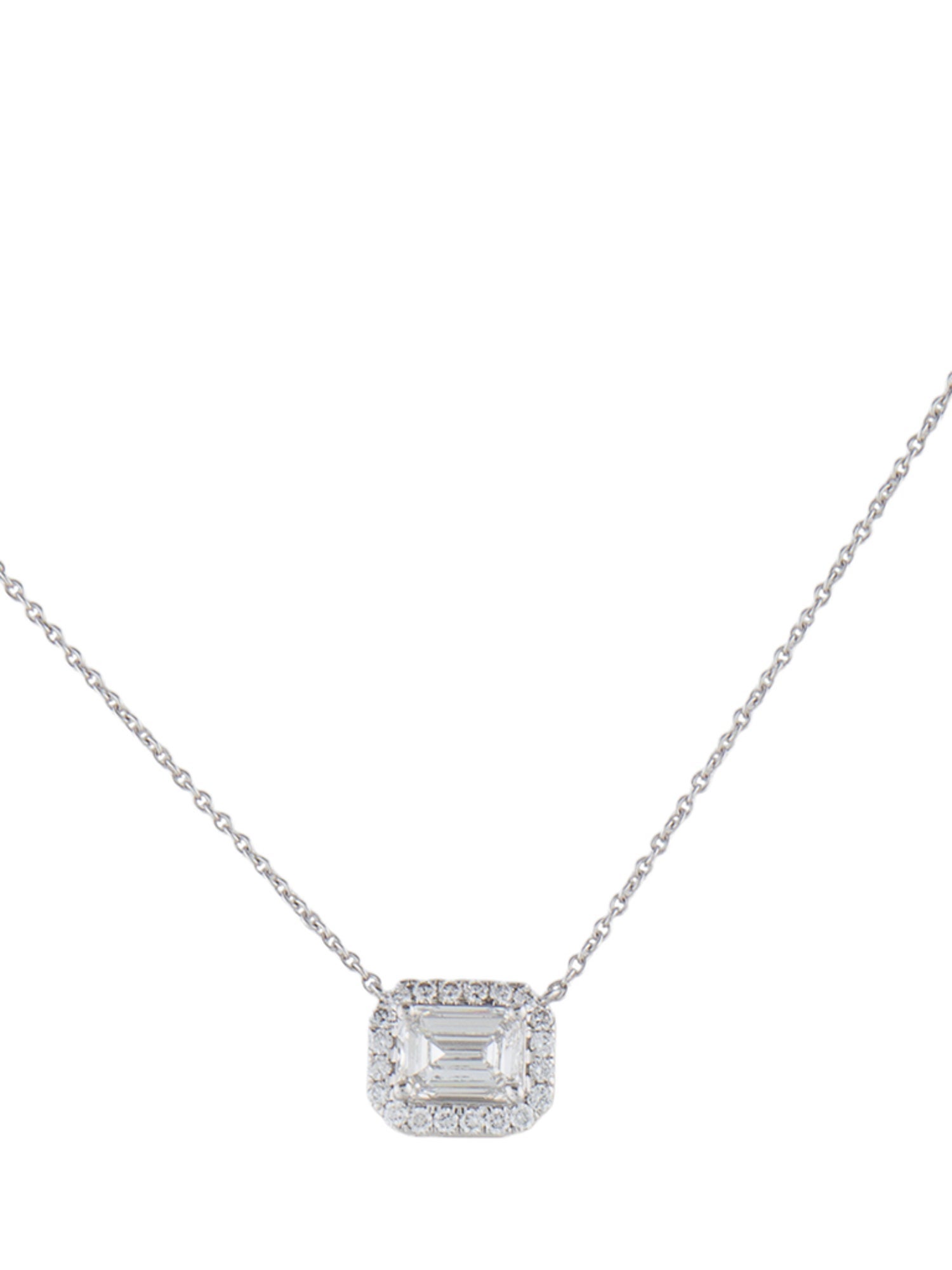 Necklace 14K 1.21ctw Lab-Grown Diamond Pendant