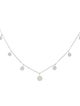 Necklace 18K 1.02ctw Diamond Flower Station Necklace
