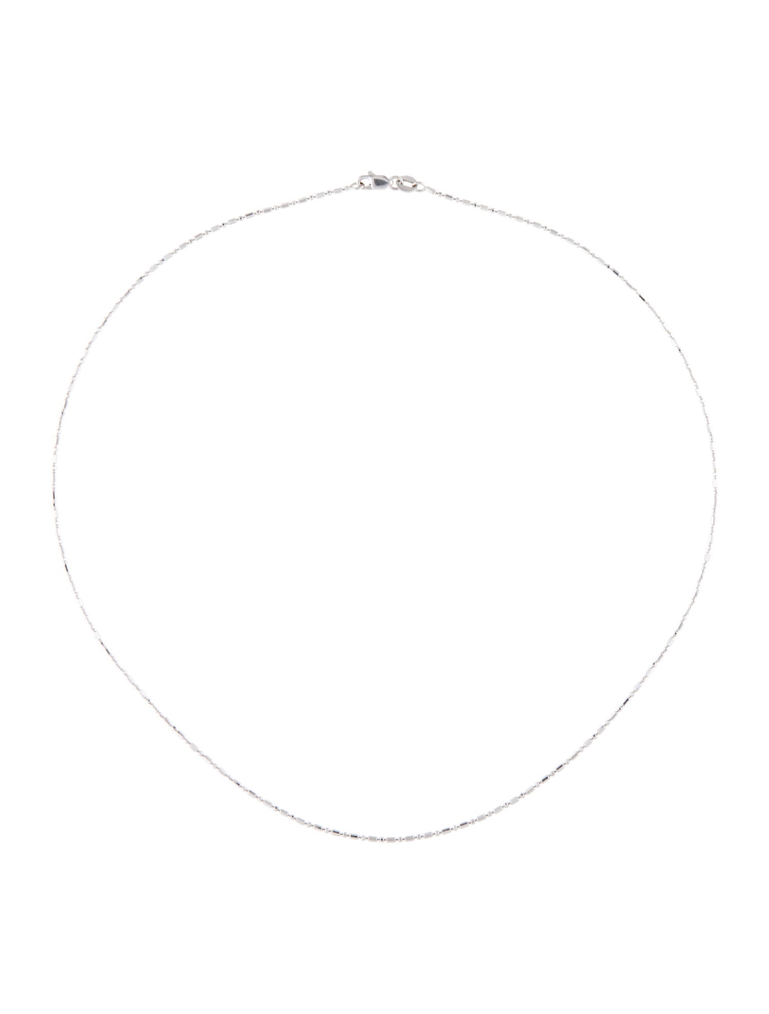 Necklace 14K Faceted Bead Chain Necklace