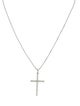 Necklace 14K Diamond Cross Pendant Necklace