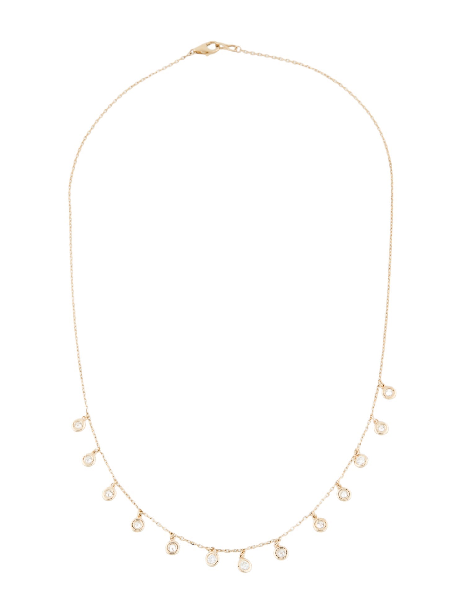 Necklace 14K Diamond Station