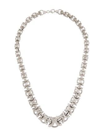 Necklace 14K Flat Graduated Byzantine Chain