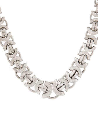 Necklace 14K Flat Graduated Byzantine Chain