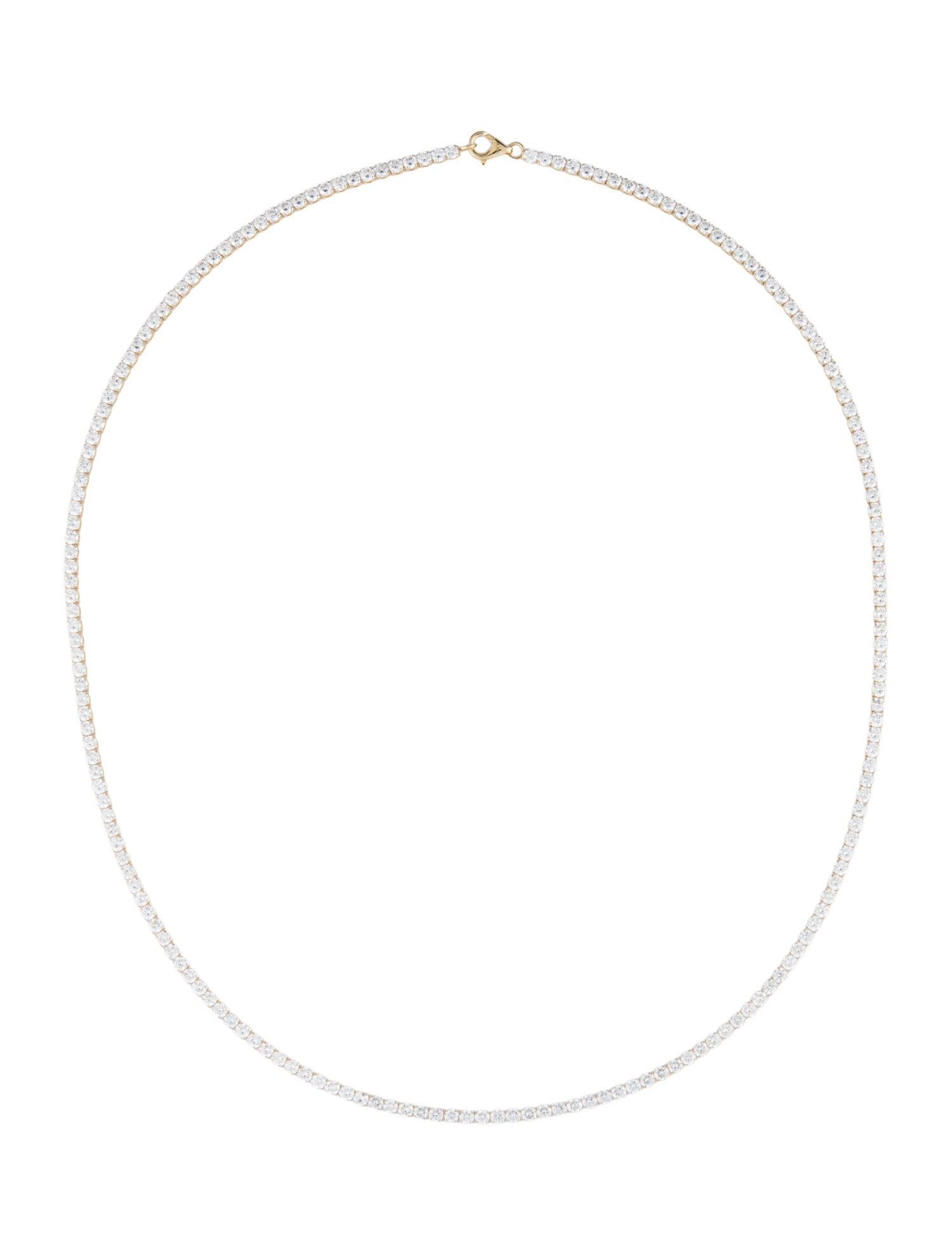 Necklace 14K 8.10ctw Lab-Grown Diamond Tennis