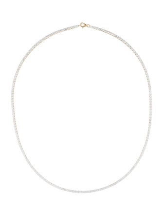 Necklace 14K 8.10ctw Lab-Grown Diamond Tennis Necklace