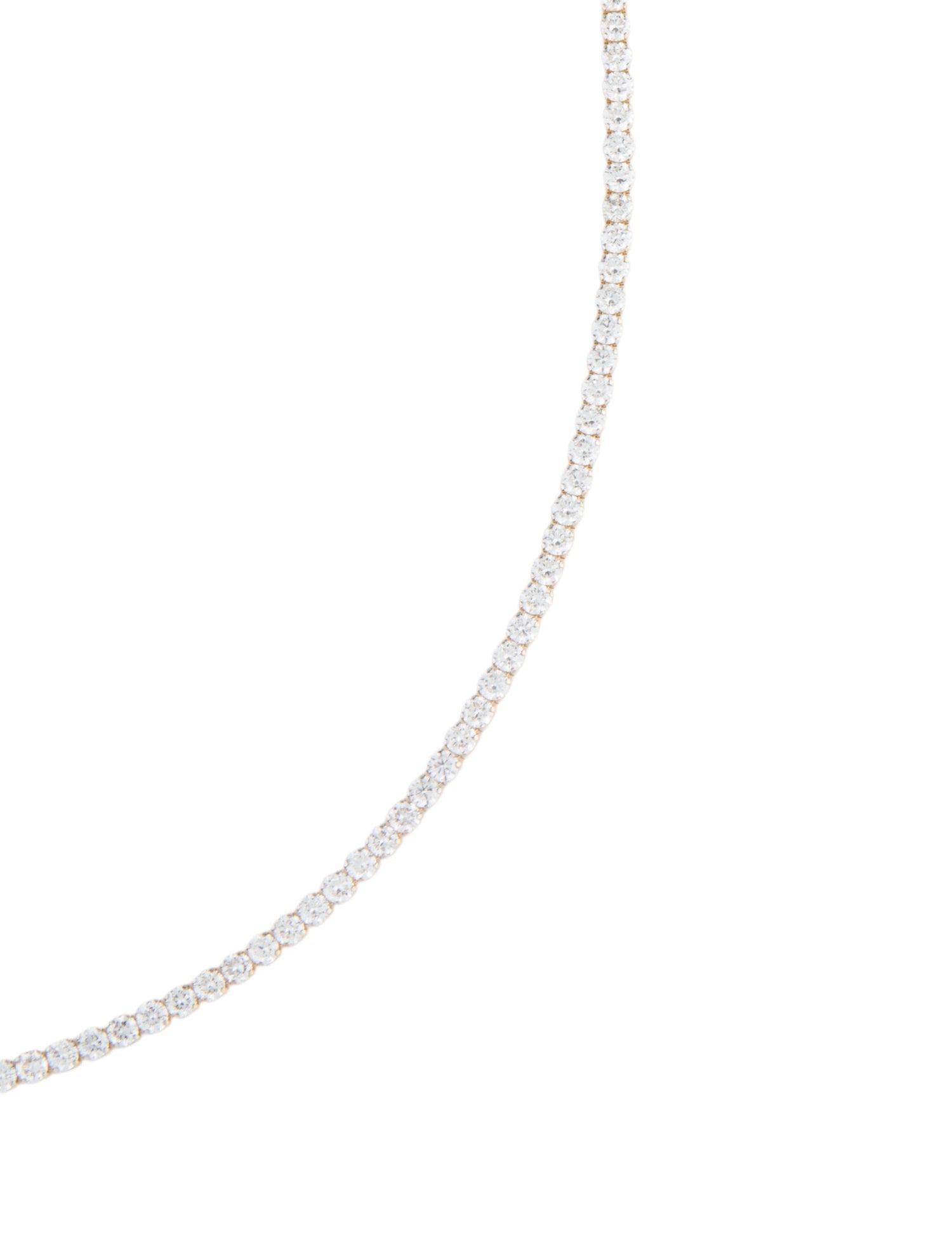 Necklace 14K 8.10ctw Lab-Grown Diamond Tennis
