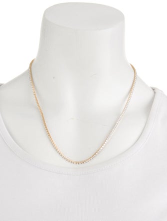 Necklace 14K 8.10ctw Lab-Grown Diamond Tennis Necklace