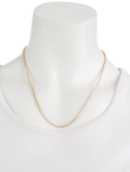 Necklace 14K 8.10ctw Lab-Grown Diamond Tennis Necklace