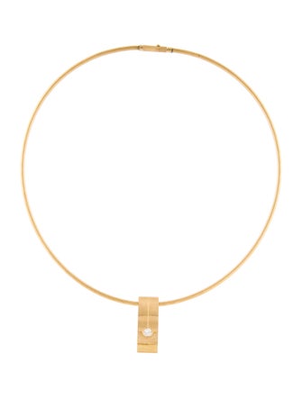 Necklace 18K Diamond Pendant Necklace