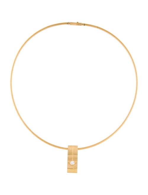 Necklace 18K Diamond Pendant Necklace