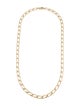 Necklace 14K Flat Oval Chain Link Necklace