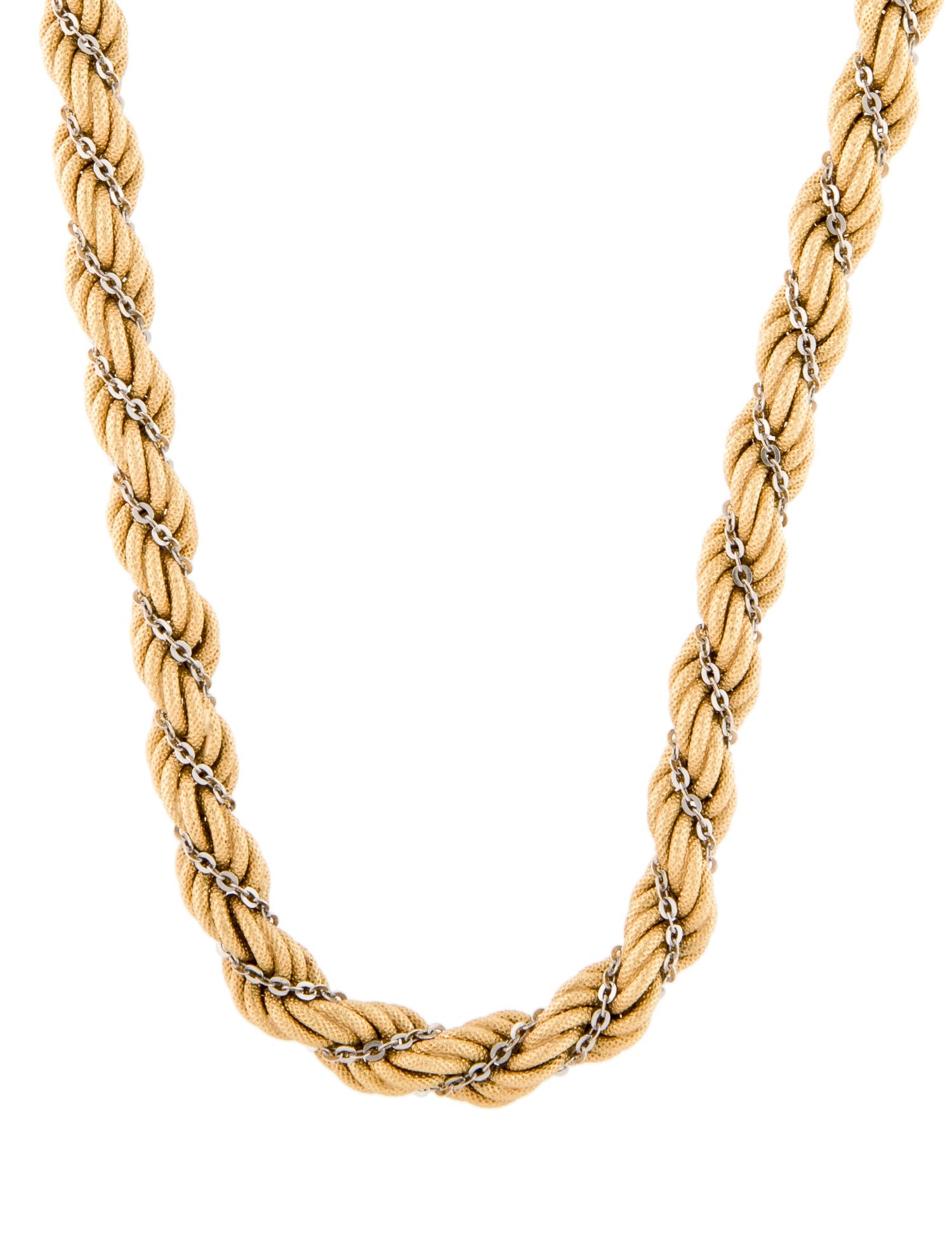 Necklace 18K Two-Tone Chain