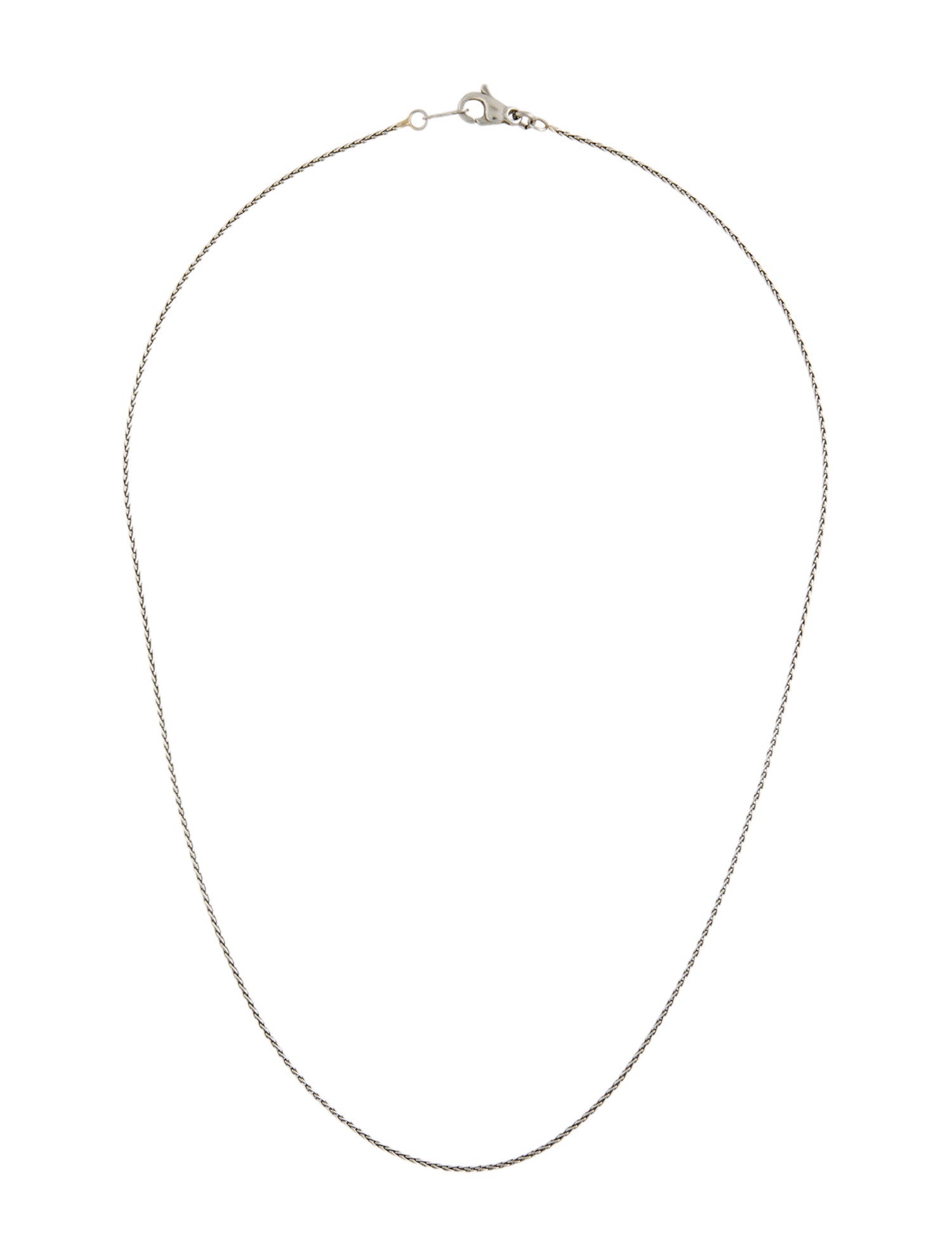 Necklace Platinum Wheat Chain