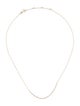 Necklace 14K Diamond Smile Pendant Necklace