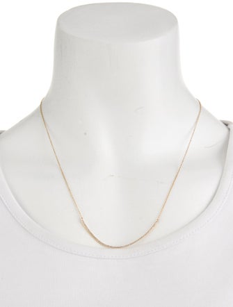 Necklace 14K Diamond Smile Pendant Necklace