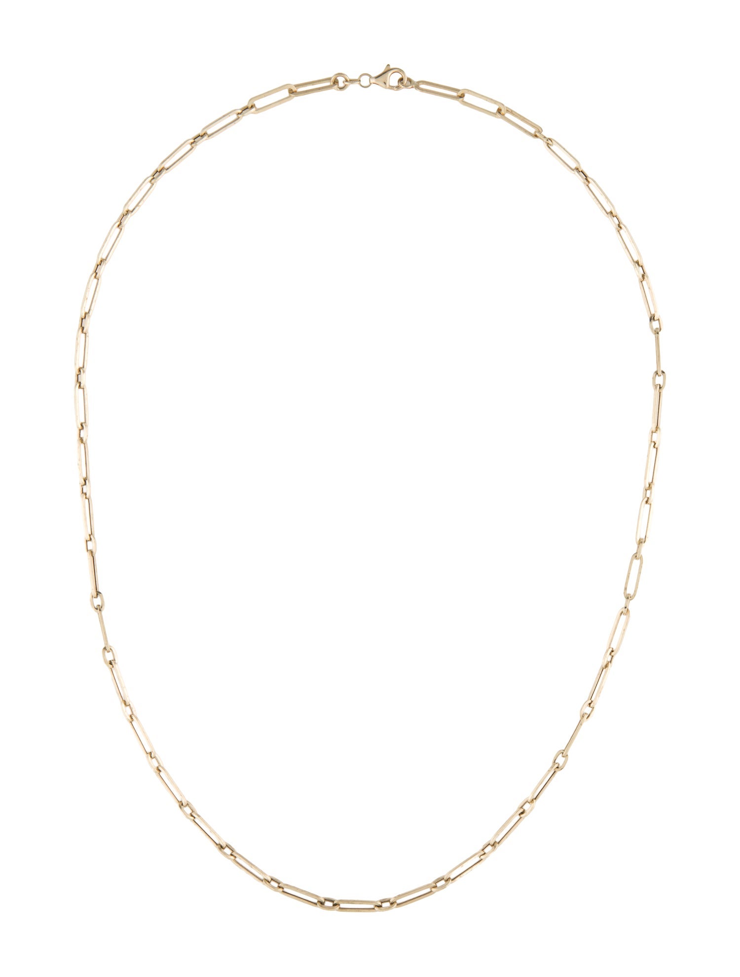 Necklace 14K Paperclip Link Chain