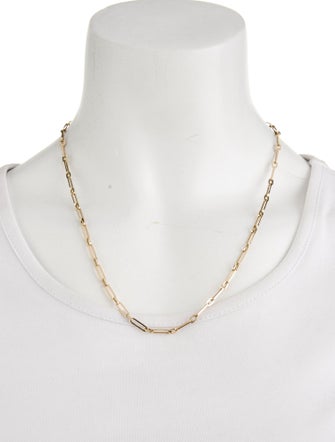 Necklace 14K Paperclip Link Chain Necklace