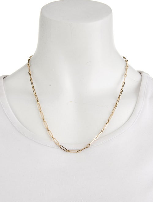 Necklace 14K Paperclip Link Chain Necklace