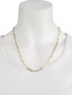 Necklace 14K Paperclip Link Chain Necklace