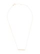 Necklace 14K Diamond Bar Pendant Necklace
