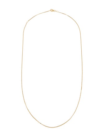 Necklace 14K Box Chain Necklace