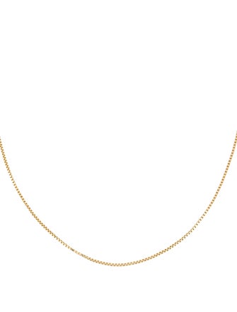 Necklace 14K Box Chain Necklace