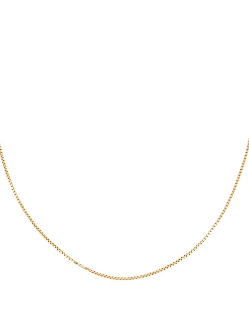 Necklace 14K Box Chain Necklace