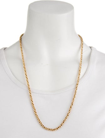 Necklace 14K Twisted Rope Chain Necklace