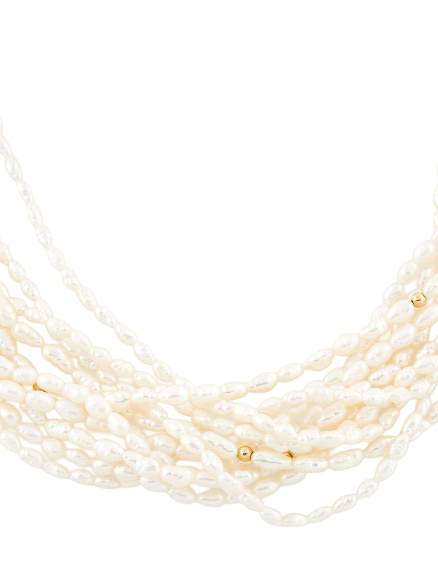 Necklace 14K Pearl Multistrand