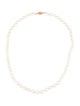 Necklace 14K Pearl Bead Strand Collar Necklace