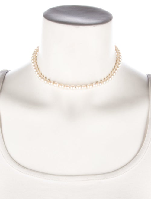 Necklace 14K Pearl Bead Strand Collar Necklace