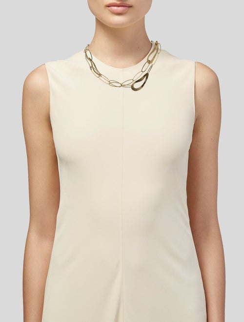 Necklace 14K Link Station Necklace